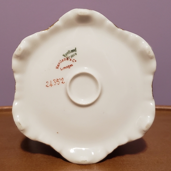 Haviland Limoges Schleiger Sugar bowl Fall Leaves NO LID - Picture 6 of 8